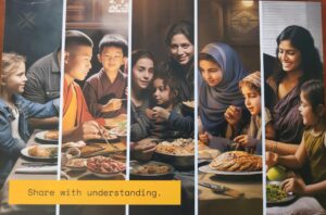 Share with understanding.